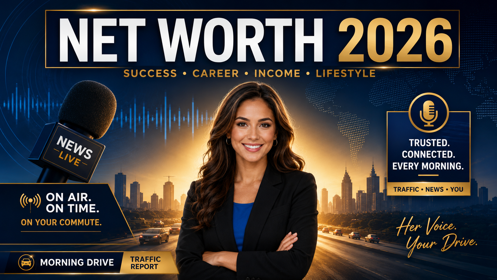delle Caballero, NBC 4 New York traffic anchor, net worth 2026